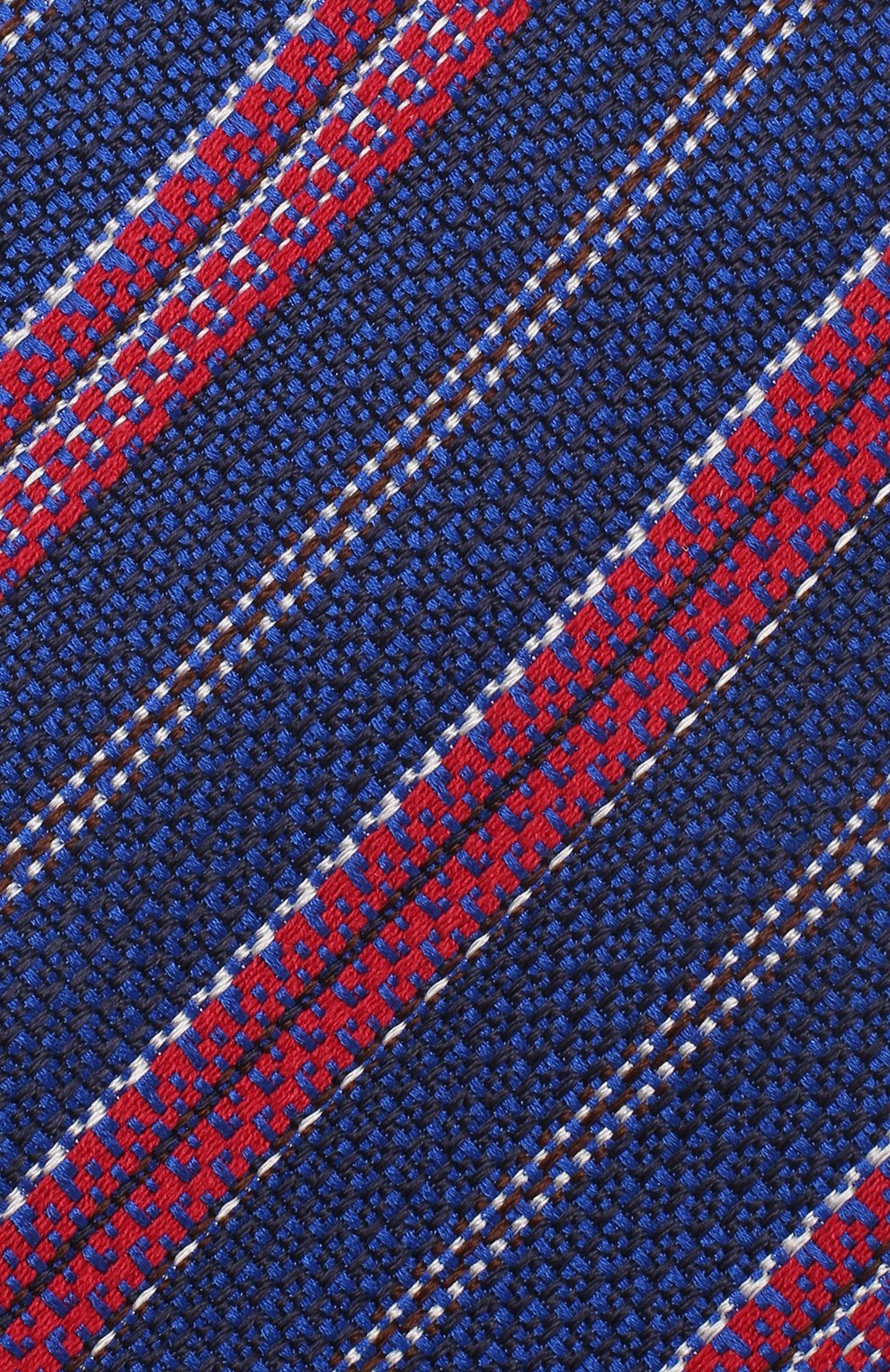 Шелковый галстук KITON синего цвета по цене 25450 руб., арт. UCRVKLC02G27, фото 3 Шелковый галстук KITON, арт. UCRVKLC02G27, фото 3