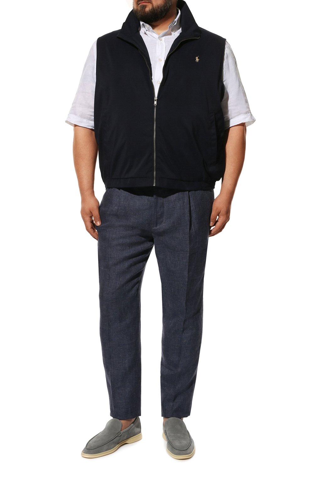 Льняные брюки BRUNELLO CUCINELLI, арт. MH238E174W, фото 2