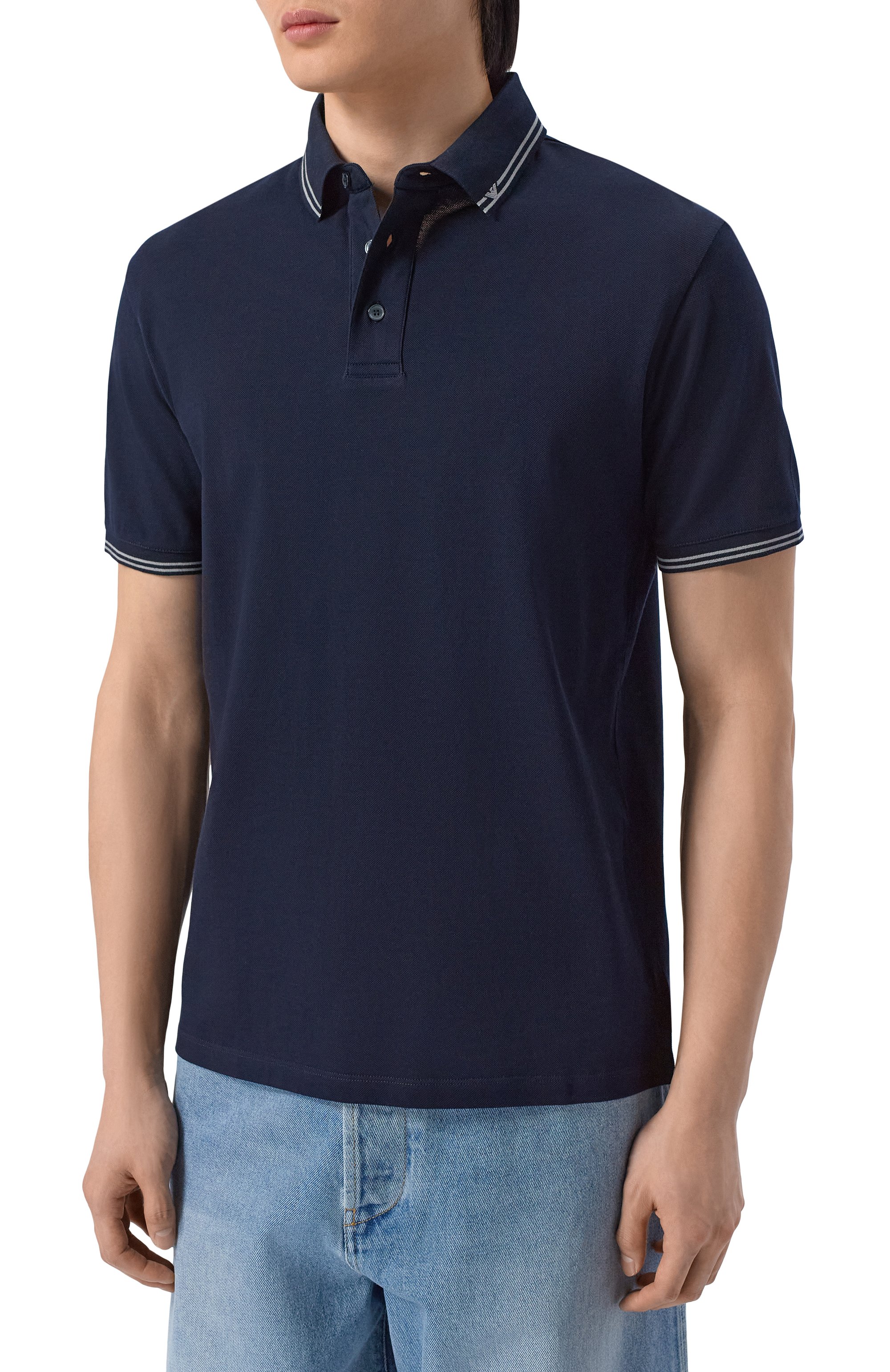 Хлопковое поло EMPORIO ARMANI, арт. EM005842/AF12955, фото 3