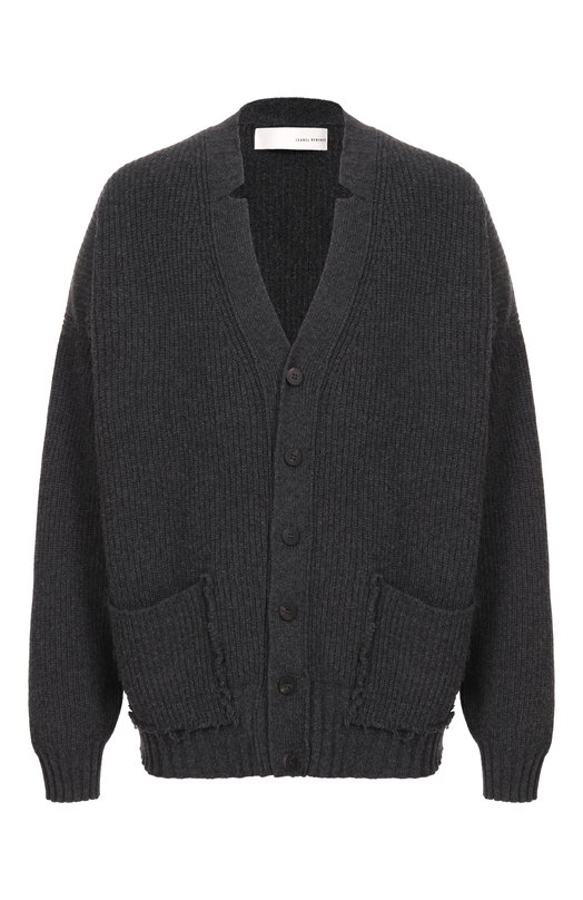 Кардиган из кашемира и шерсти Isabel Benenato UK41S26 Серый UK41S26