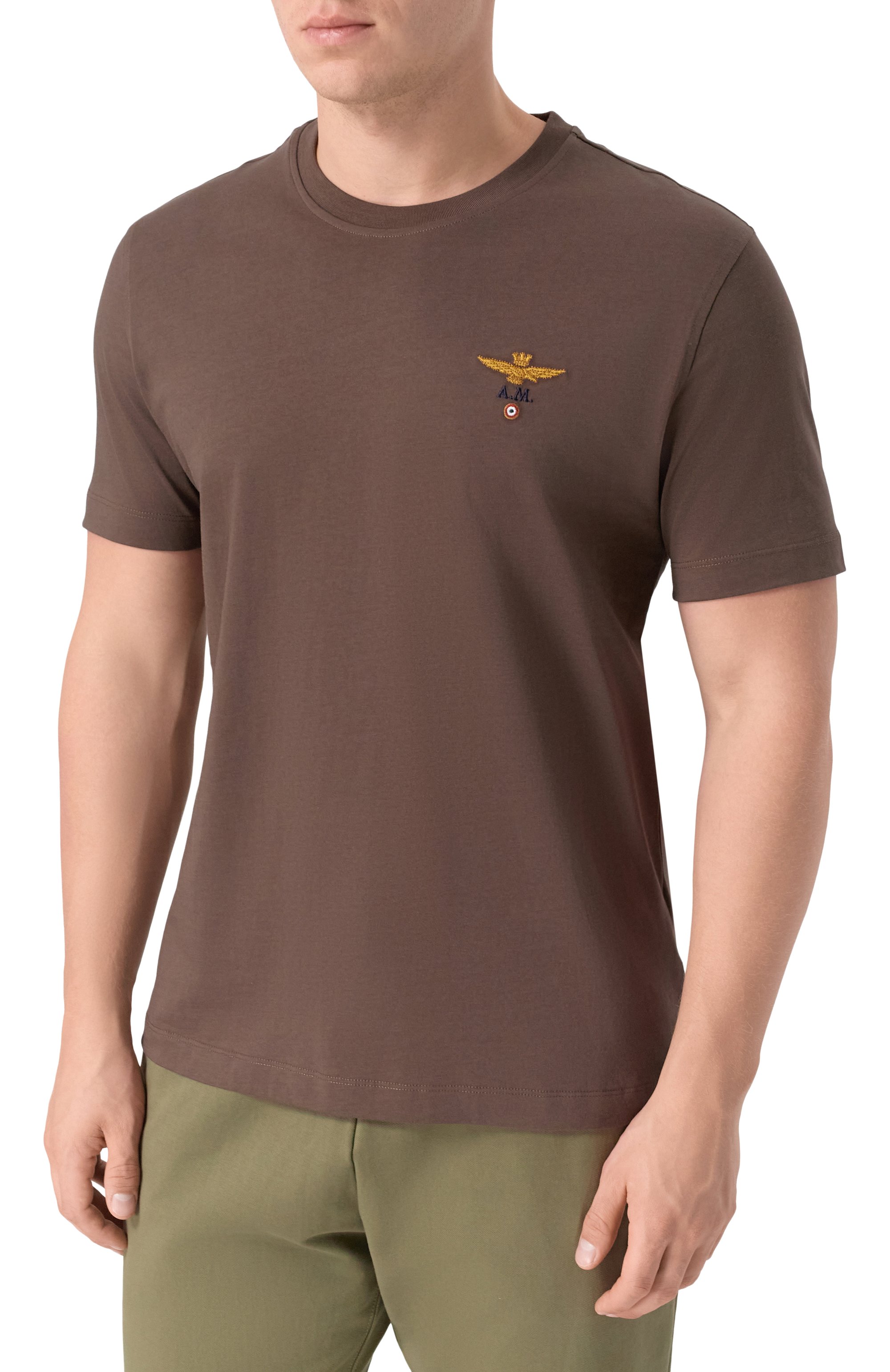 Хлопковая  футболка AERONAUTICA MILITARE, арт. TS1580UJ00372_001, фото 3