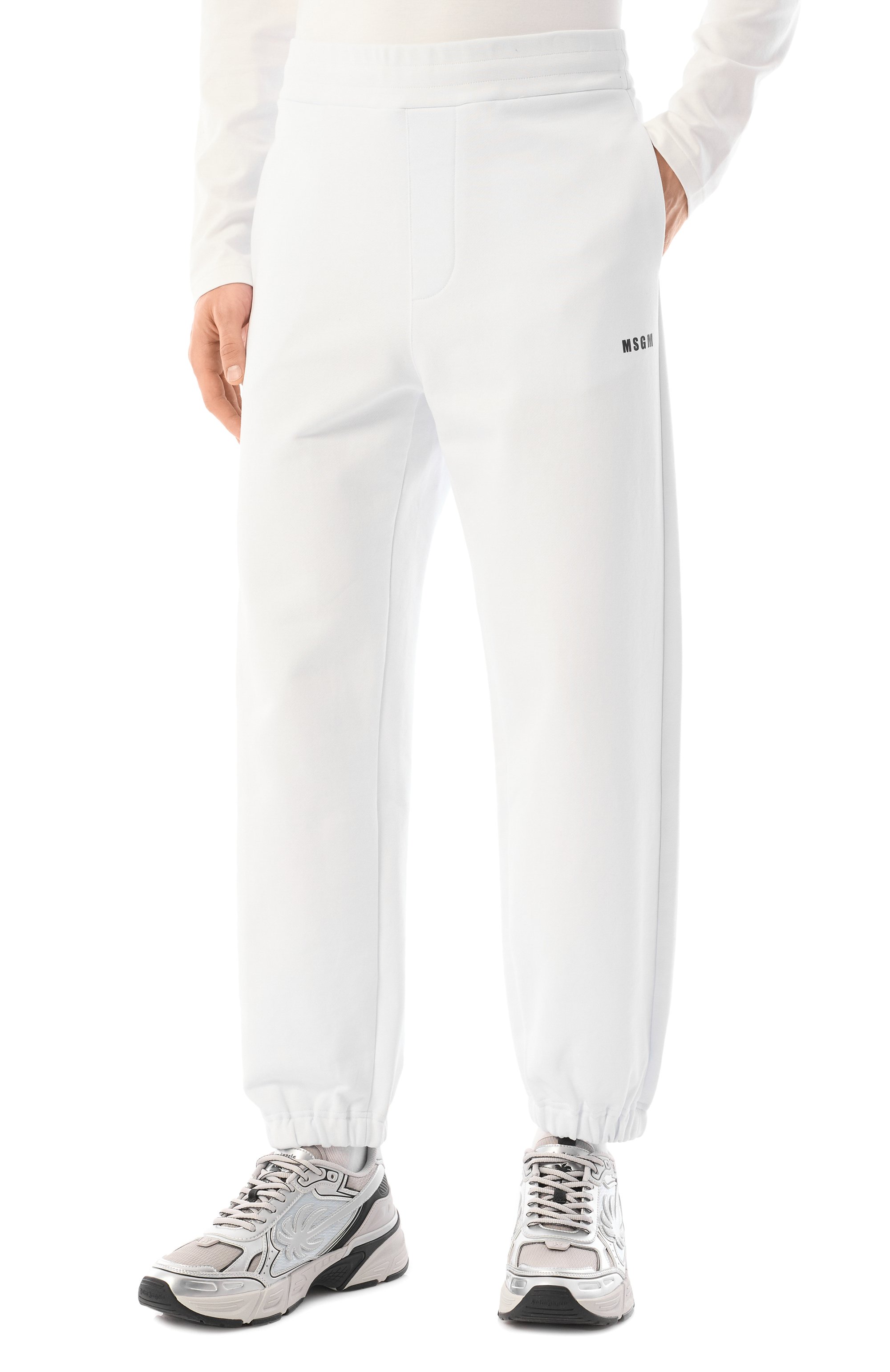 Хлопковые джоггеры MSGM, арт. 2000MP500/300000, фото 3