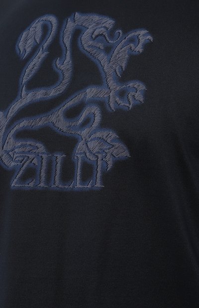 Хлопковая футболка ZILLI, арт. MBZ-NT530-GRIF1/MC01, фото 5