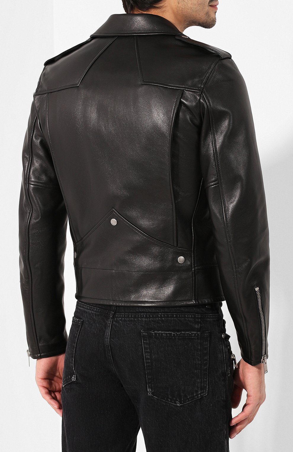 Кожаная куртка SAINT LAURENT, арт. 578686/YC2Q0, фото 4