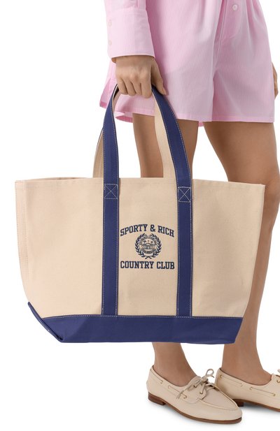 Сумка-тоут varsity crest SPORTY AND RICH, арт. BA006516218BE06, фото 2