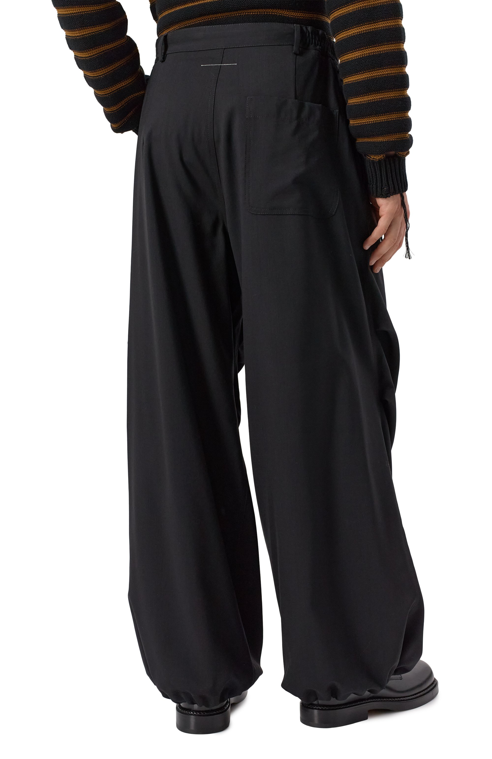 Шерстяные брюки MM6, арт. SH0KA0037/M35080, фото 4