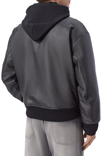 Кожаный бомбер OFF-WHITE, арт. 0MJA13SS26LEA001, фото 4