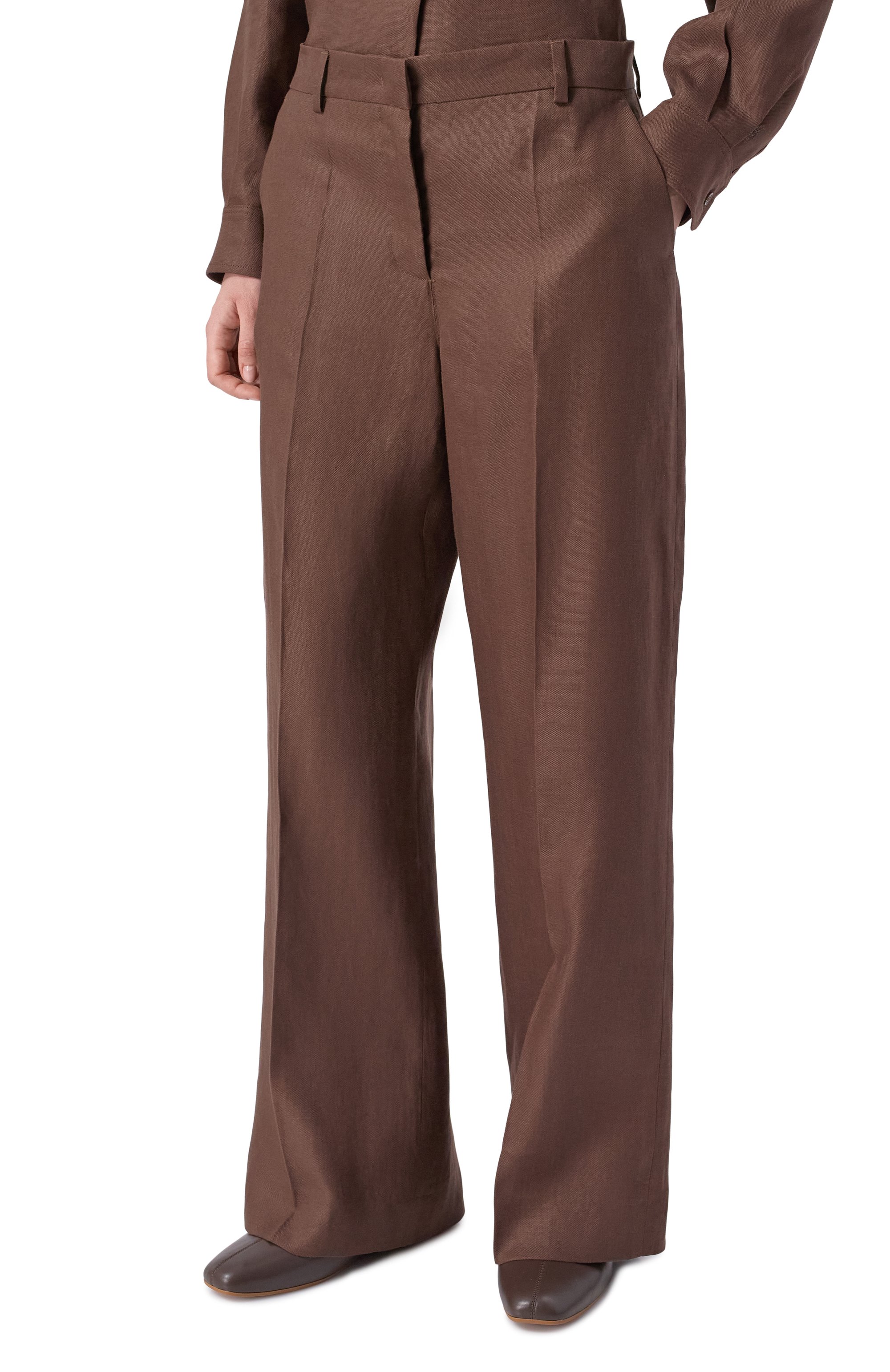 Льняные брюки WEEKEND MAX MARA, арт. WKDMALIZIA, фото 3