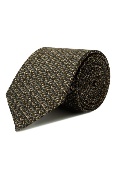 Шелковый галстук GUCCI, арт. 643994 4E002, фото 1