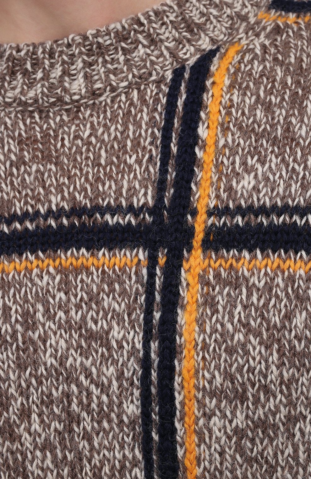 Шерстяной свитер DRIES VAN NOTEN бежевого цвета по цене 72200 руб., арт. 202-21234-1706, фото 5 Шерстяной свитер DRIES VAN NOTEN, арт. 202-21234-1706, фото 5