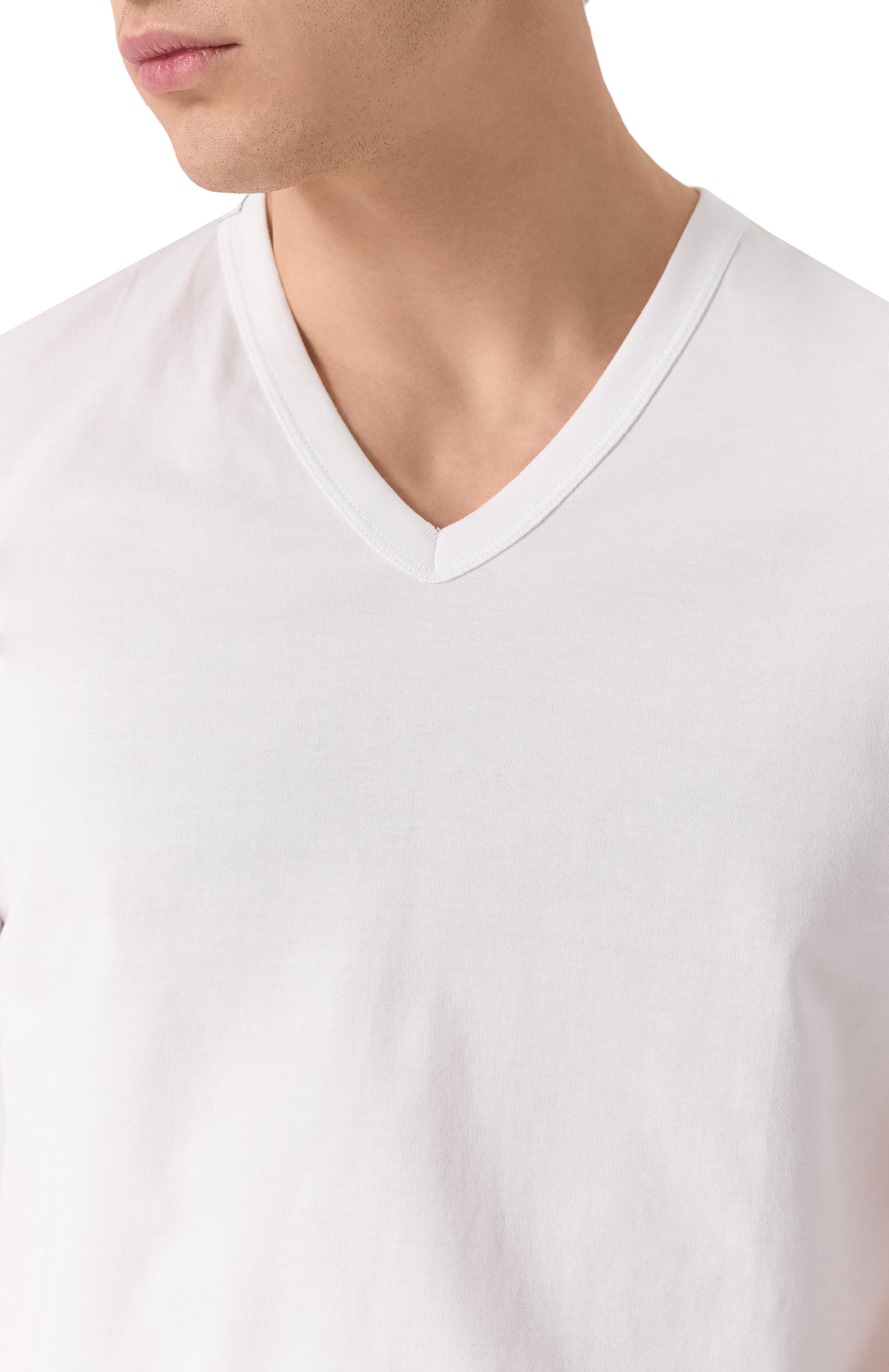 Хлопковая футболка DOLCE & GABBANA белого цвета по цене 37500 руб., арт. G8KG0T/FU7EQ, фото 5 Хлопковая футболка DOLCE & GABBANA, арт. G8KG0T/FU7EQ, фото 5