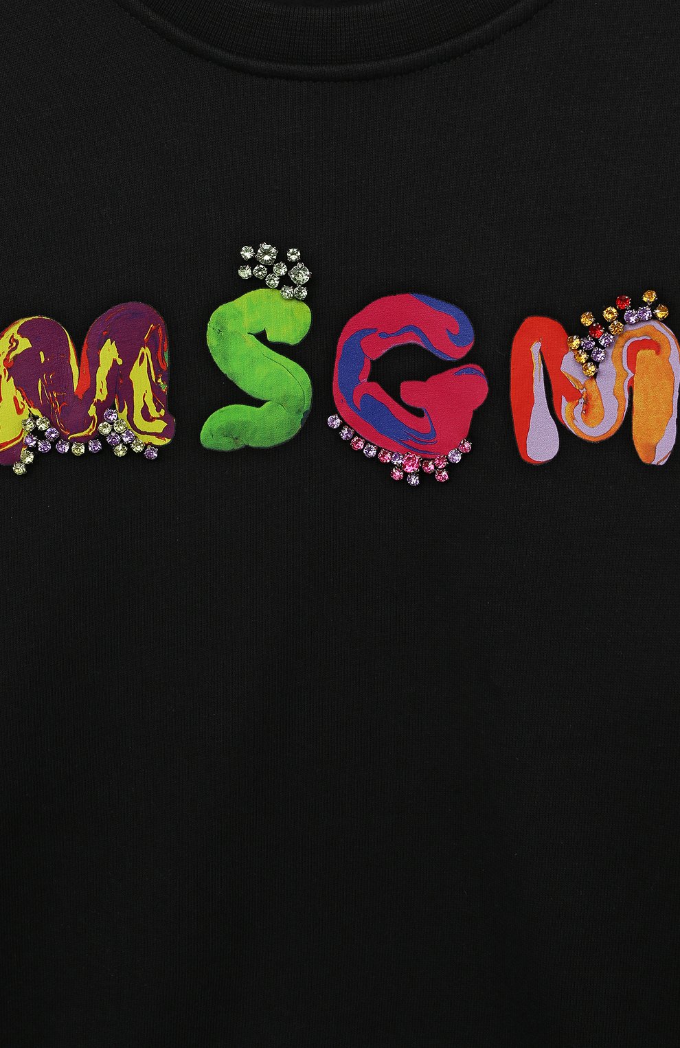 Хлопковый свитшот MSGM KIDS, арт. F3MSJGSW090, фото 3