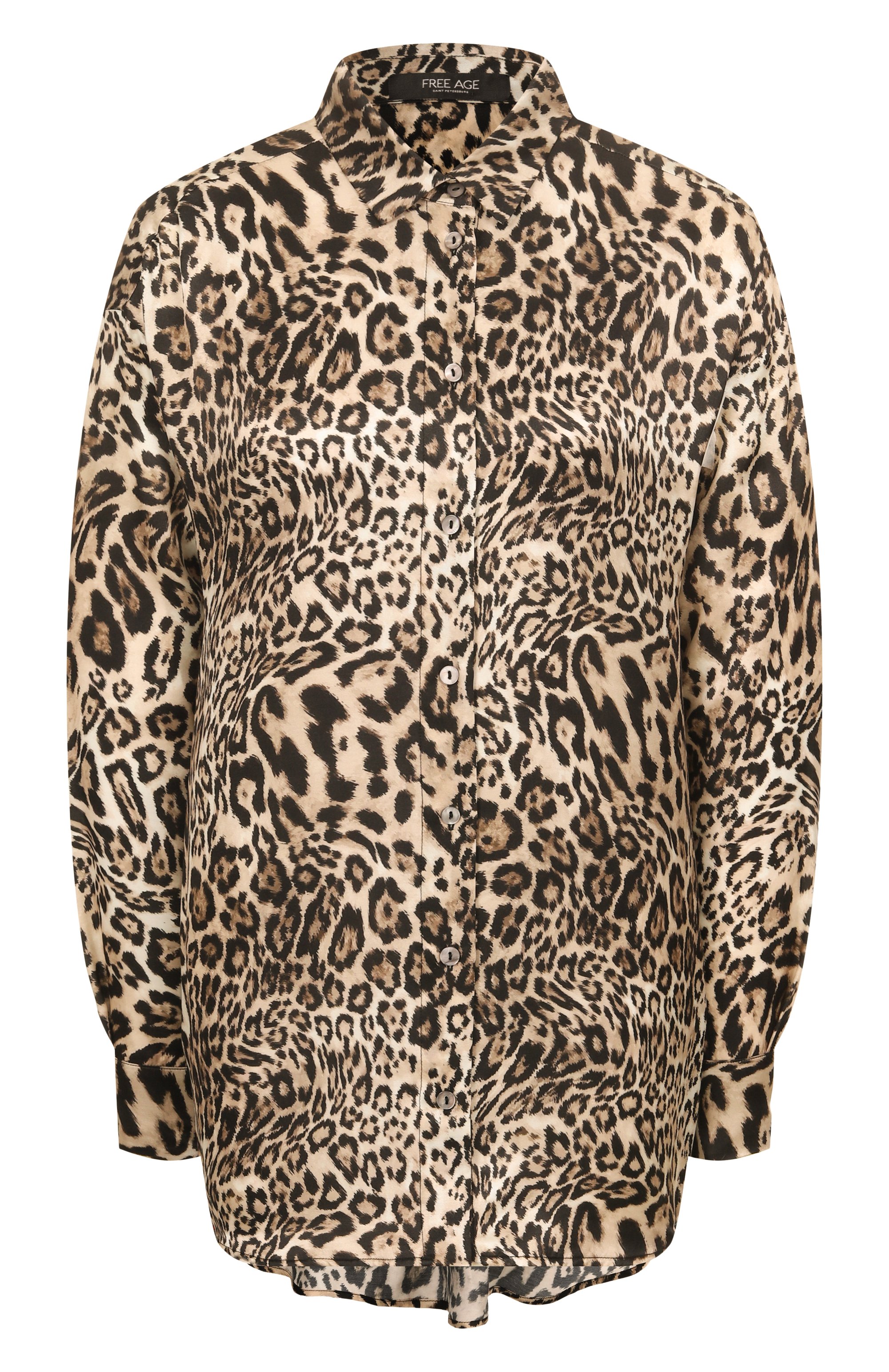 Блузка из хлопка и шелка FREEAGE, арт. WW25.BL011.6001.9012, фото 1