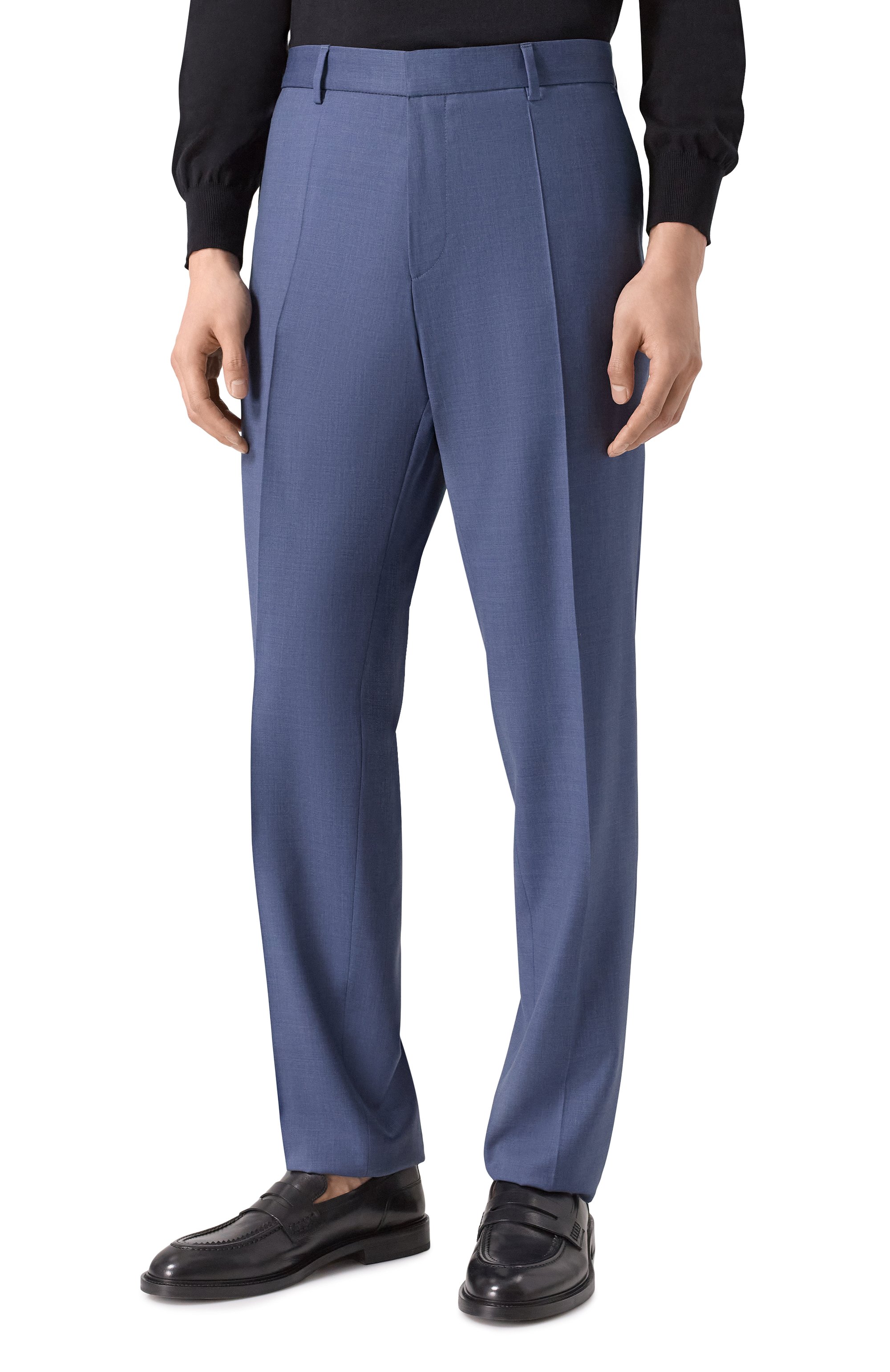 Шерстяные брюки BOSS, арт. 50469174, фото 3