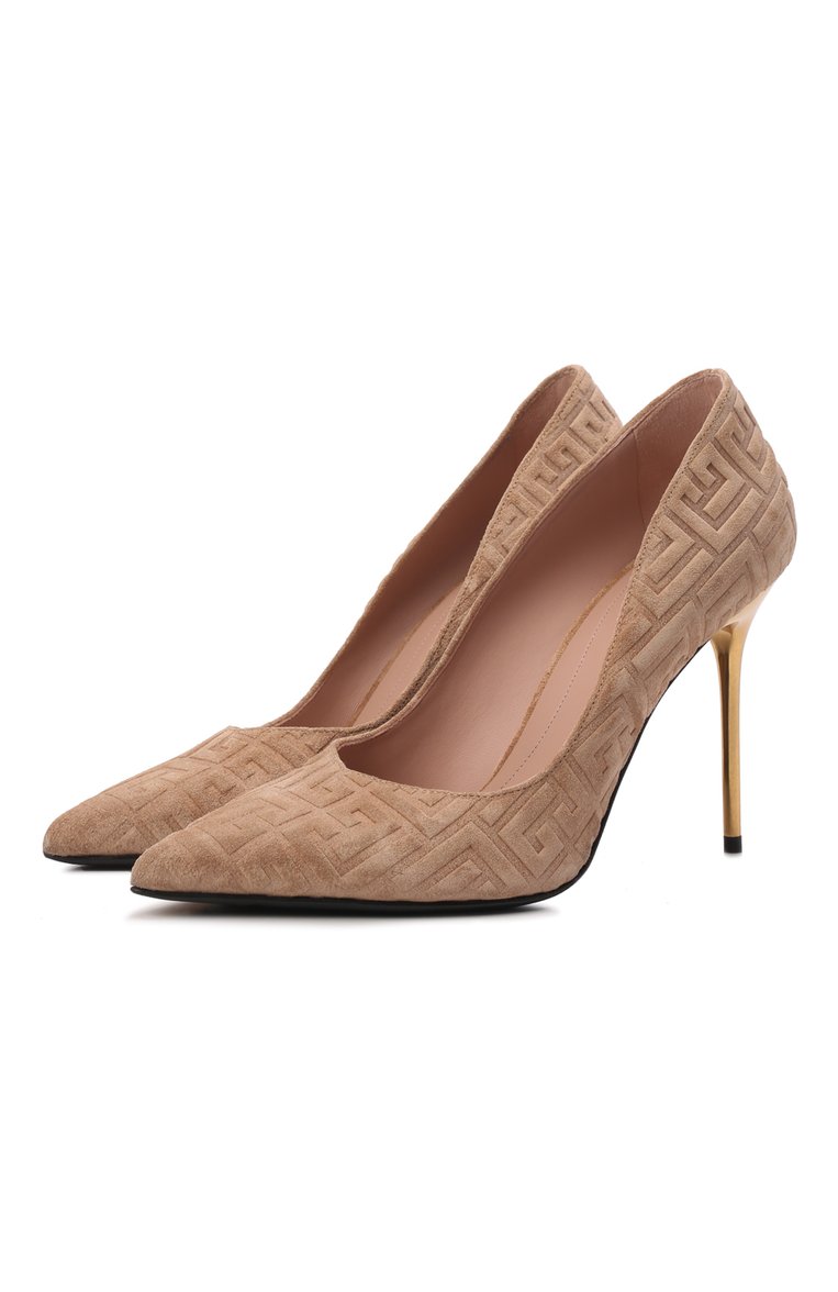 Замшевые туфл�и BALMAIN, арт. XN1UA517/LMMS, фото 1