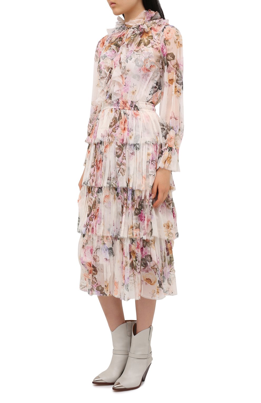 Шелковое платье ZIMMERMANN, арт. 9902DBRG, фото 3