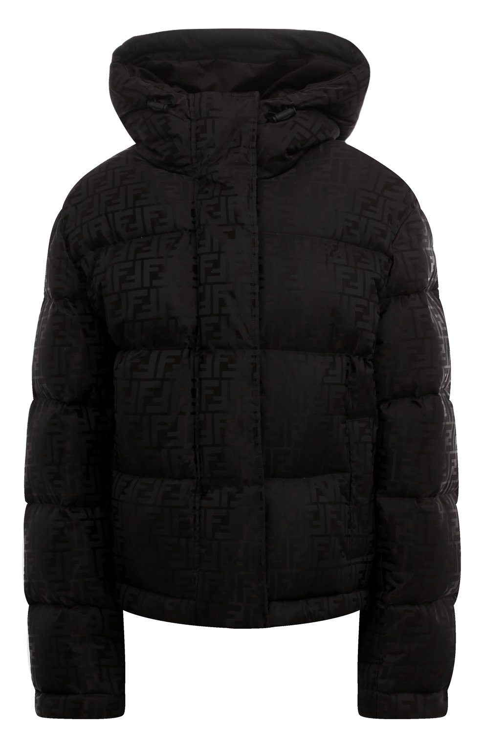 Пуховик FENDI черного цвета по цене 310500 руб., арт. FAN129 AK9Z, фото 1 Пуховик FENDI, арт. FAN129 AK9Z, фото 1