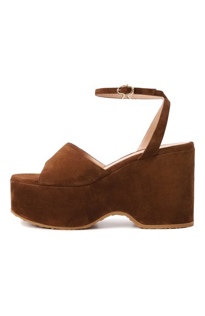 Замшевые босоножки thalia GIANVITO ROSSI, арт. G32504.45RIC.CAMTEXA, фото 4