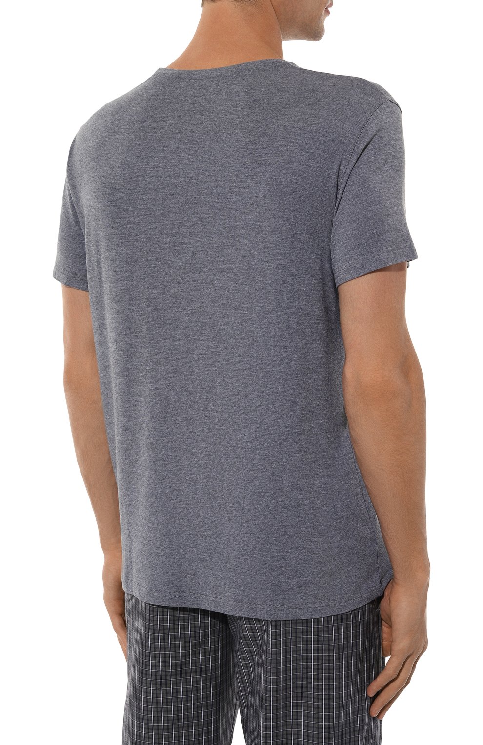 Футболка DEREK ROSE серого цвета по цене 17450 руб., арт. 3048-L0ND011, фото 4 Футболка DEREK ROSE, арт. 3048-L0ND011, фото 4