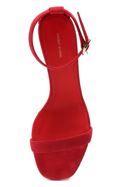 Замшевые босоножки MANSUR GAVRIEL, арт. WS19F008LH, фото 5