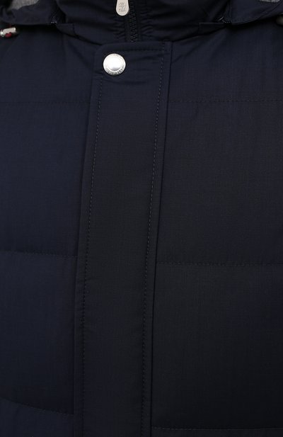 Пуховик BRUNELLO CUCINELLI темно-синего цвета по цене 527000 руб., арт. MN4951763, фото 5 Пуховик BRUNELLO CUCINELLI, арт. MN4951763, фото 5