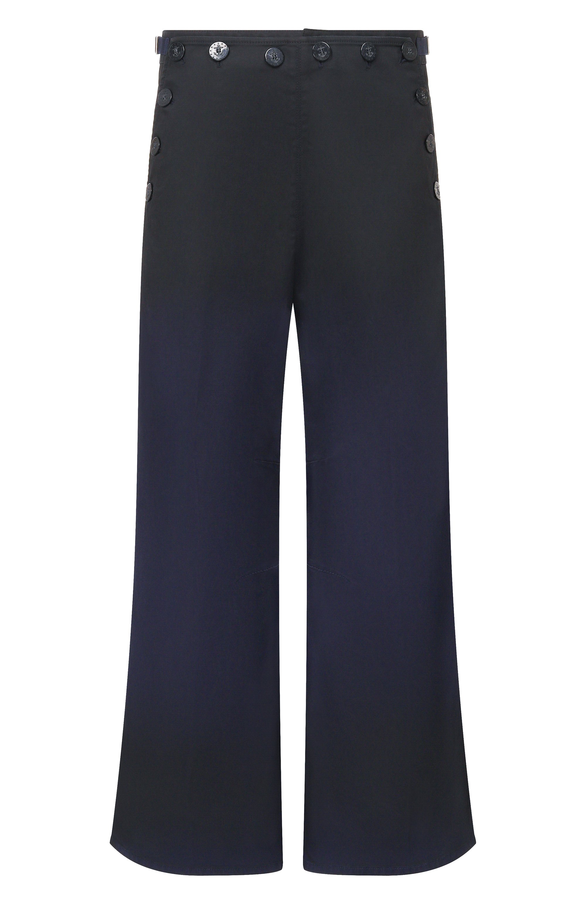 Хлопковые брюки DSQUARED2 темно-синего цвета по цене 95750 руб., арт. S74KB1116/S39021, фото 1 Хлопковые брюки DSQUARED2, арт. S74KB1116/S39021, фото 1