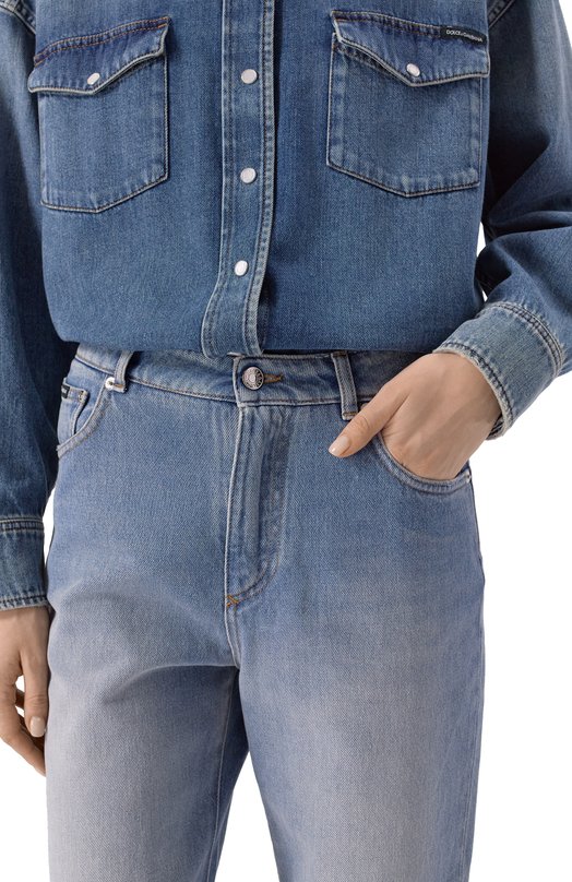 Джинсы Dolce & Gabbana FTC7BD/G8LY7 Голубой  FTC7BD/G8LY7 Фото 5