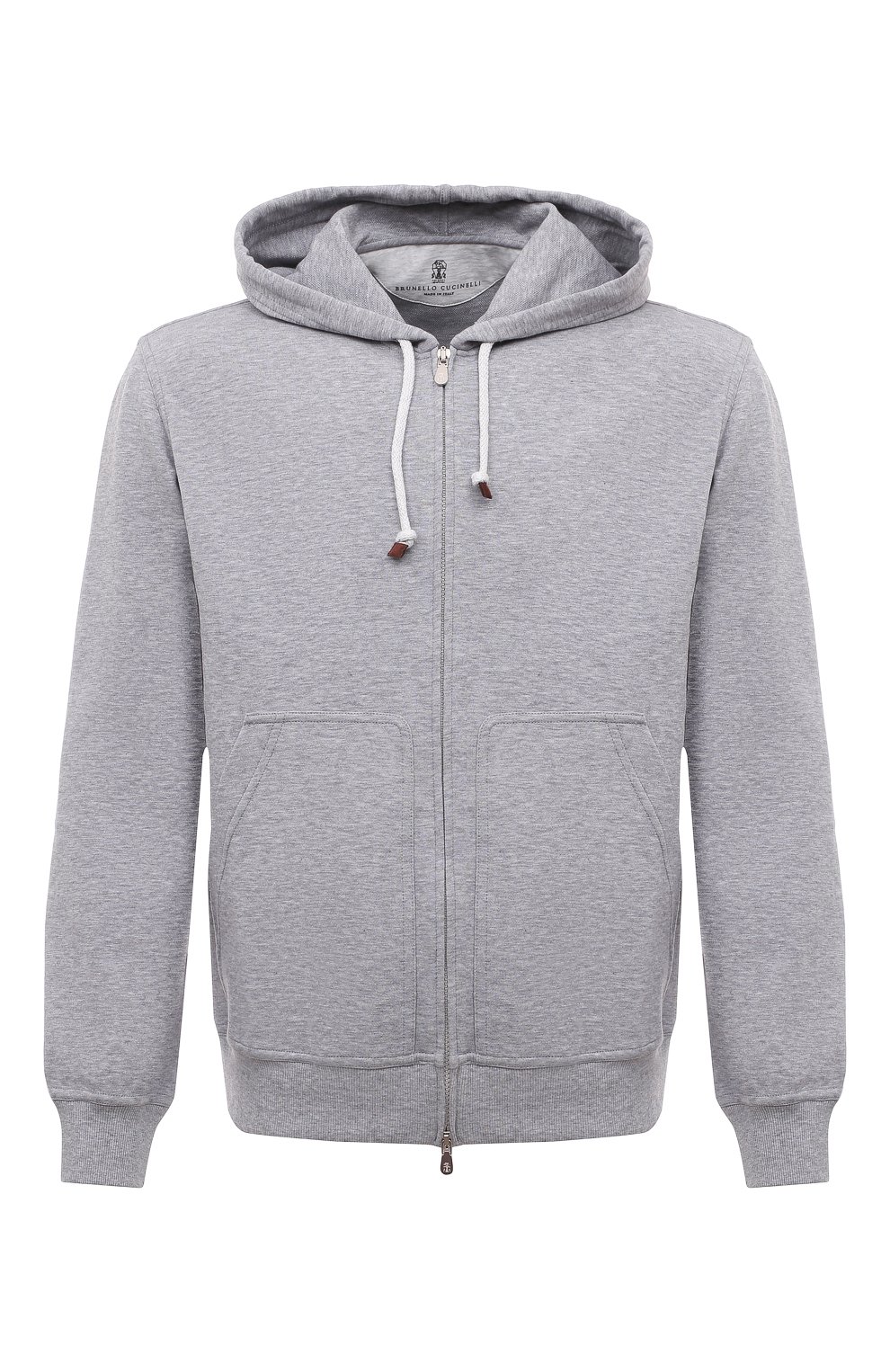Хлопковая толстовка BRUNELLO CUCINELLI, арт. M0T359069G, фото 1