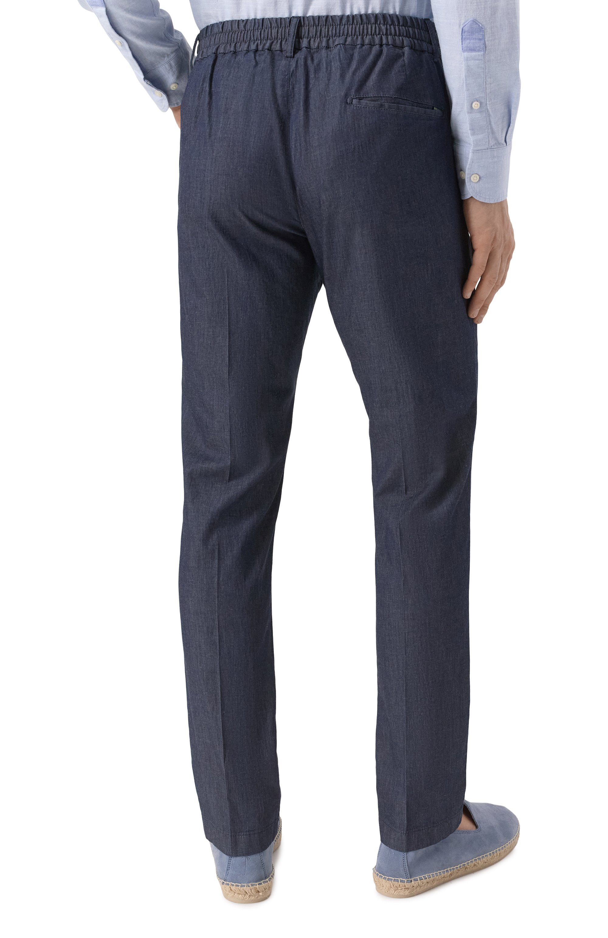 Хлопковые брюки BERWICH, арт. SPIAGGIA 1P GD/AL1717X, фото 4