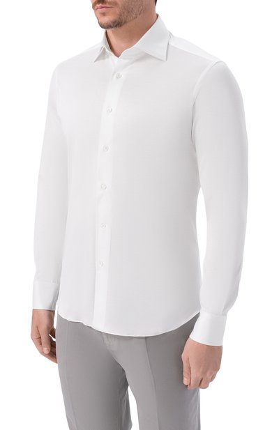 Хлопковая рубашка MVST, арт. SLIM/GABRIELLE/R0UND/1628-JERSEY (INTERL0CK), фото 3