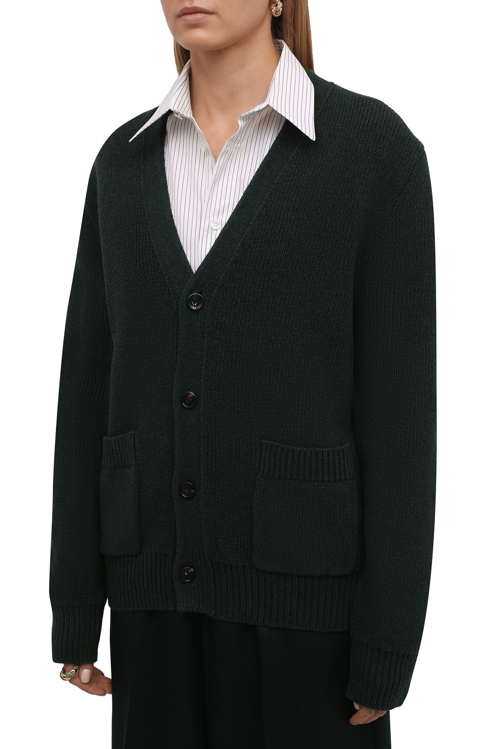 Шерстяной кардиган BOTTEGA VENETA, арт. 665070/V0Z40, фото 3