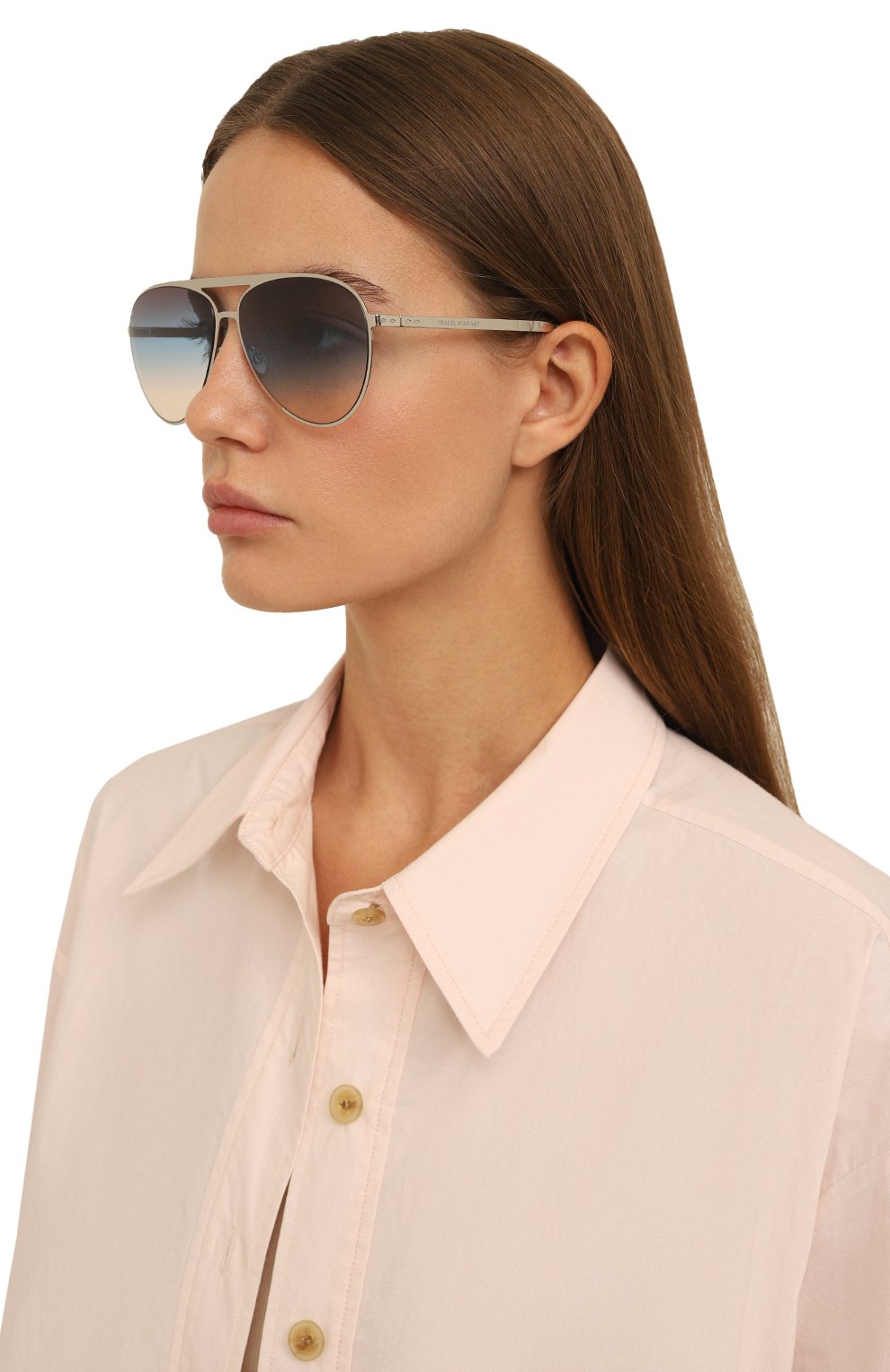 Солнцезащитные очки ISABEL MARANT серебряного цвета по цене 20600 руб., арт. IM0100 D0H, фото 2 Солнцезащитные очки ISABEL MARANT, арт. IM0100 D0H, фото 2