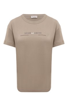 Хлопковая футболка BRUNELLO CUCINELLI, арт. MPA45BF610, фото 1