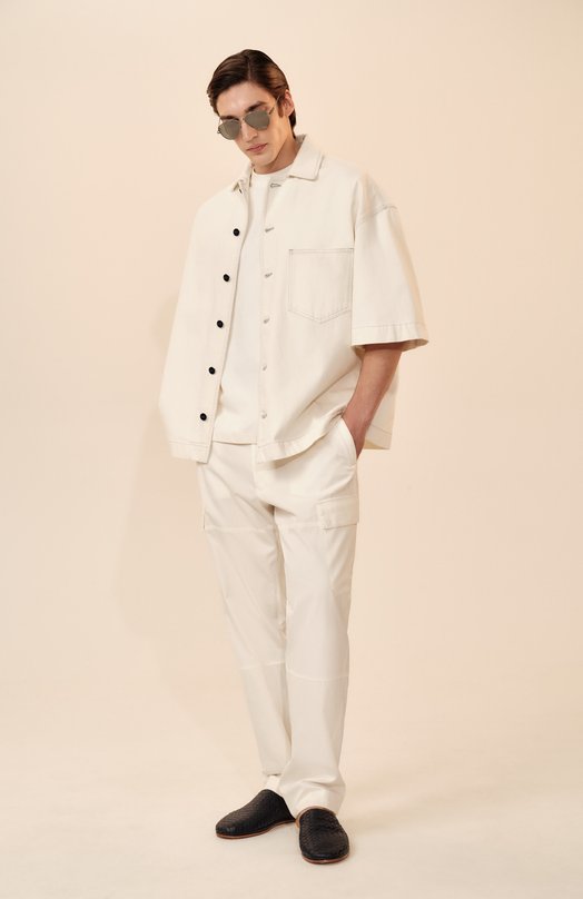 Кожаные сабо Sunday Bottega Veneta 730273/V2ED0 Синий  730273/V2ED0 Фото 7