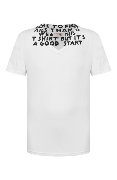 Мужская хлопковая футболка MM6, арт. SH2GC0022/M20115