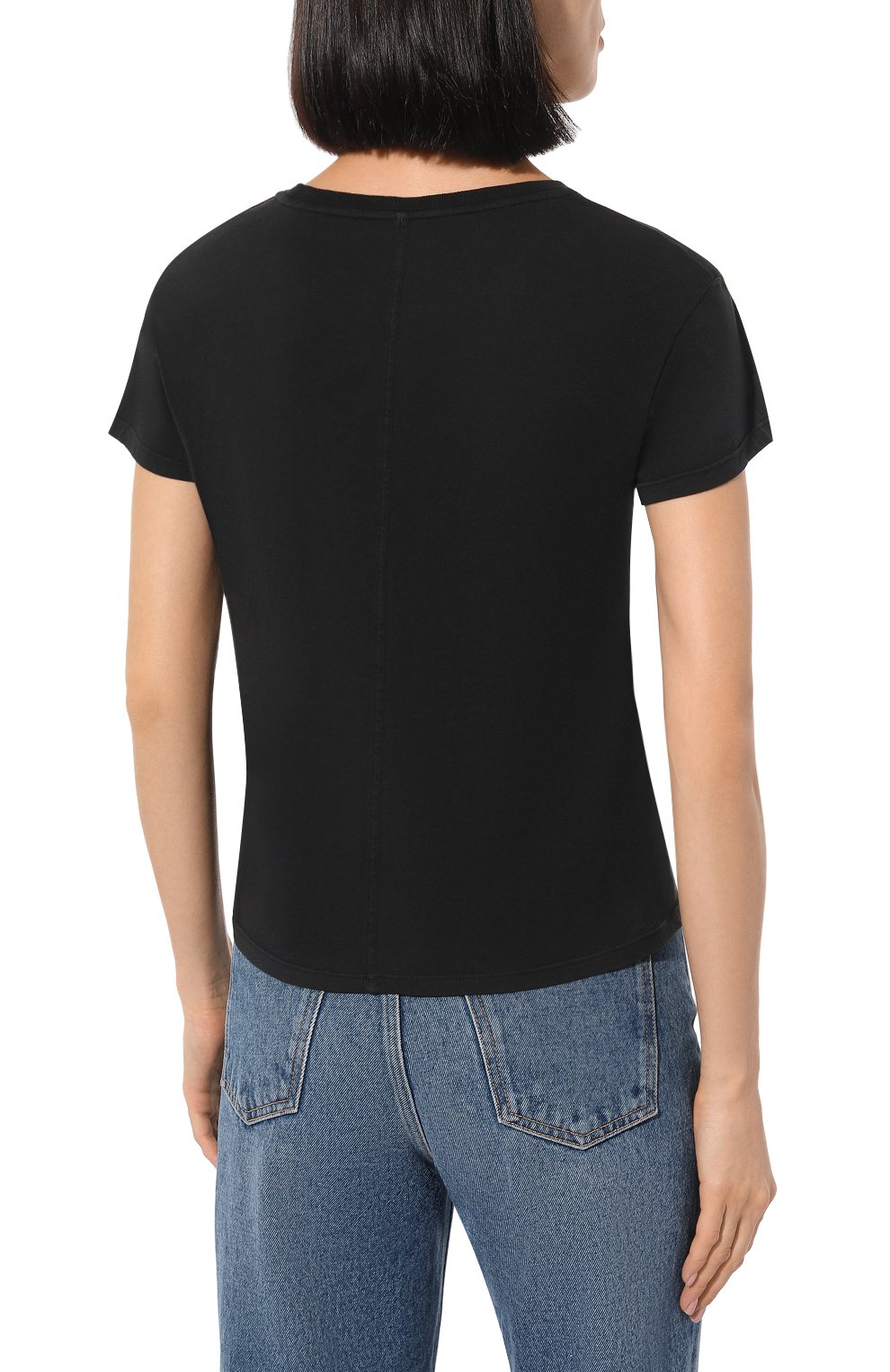 Хлопковая футболка THE ROW, арт. 7937K569, фото 4