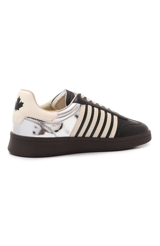 Кожаные кеды Boxer Dsquared2 SNM0442/01501451 Чёрный  SNM0442/01501451 Фото 5