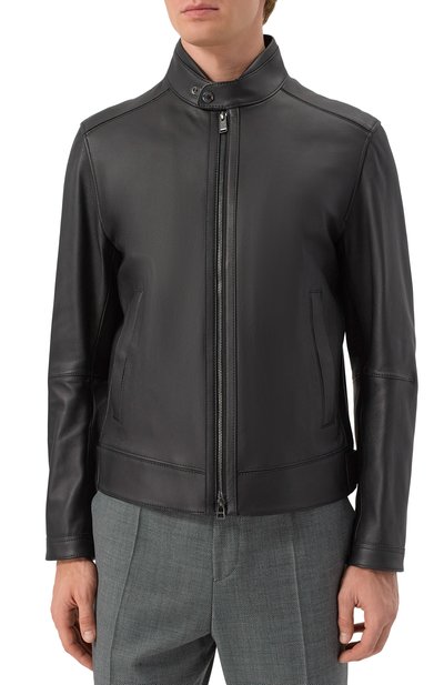 Кожаная куртка BOSS, арт. 50532475, фото 3
