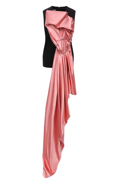 Женский топ из хлопка и шелка DRIES VAN NOTEN, арт. 212-010718-3356