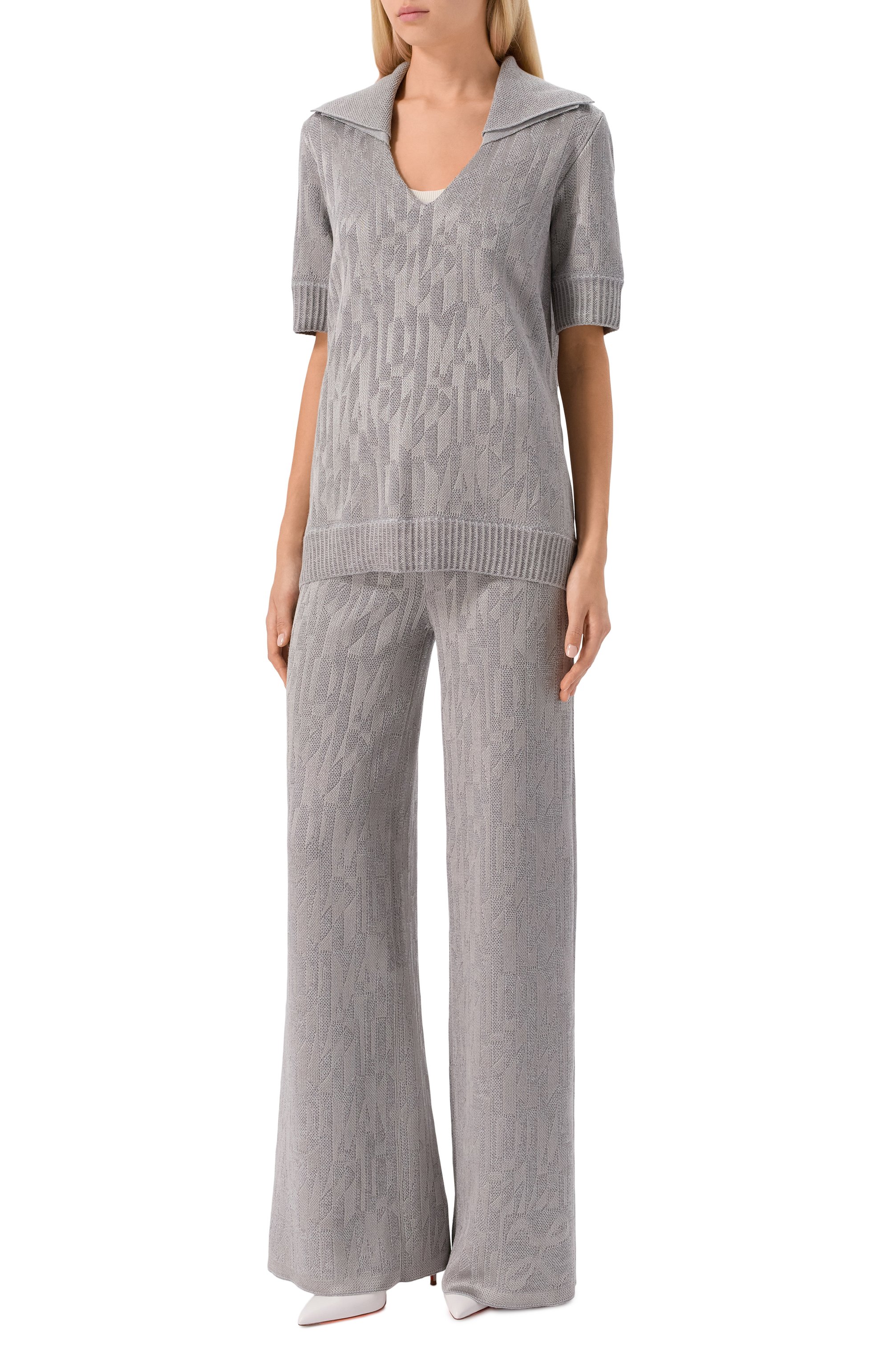 Поло из шерсти и вискозы AND THE BRAND, арт. W26-PL011-1202-901, фото 2