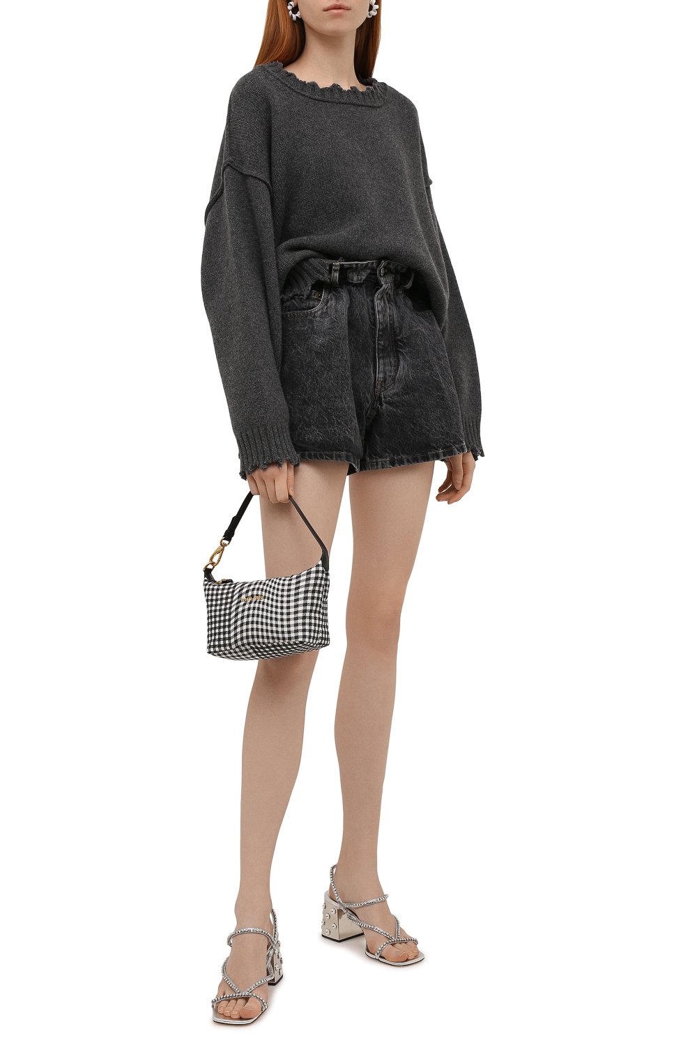 Джинсовые шорты MIU MIU, арт. GWP330-XFU-F0002, фото 2