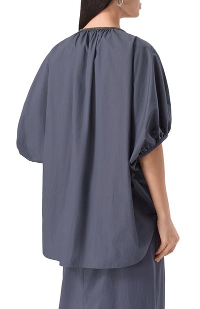 Хлопковая блузка BRUNELLO CUCINELLI, арт. M0H93HB802, фото 4