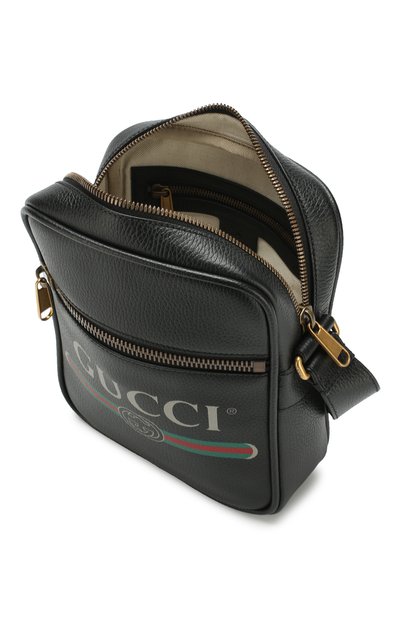 Кожаная сумка-планшет с логотипом бренда GUCCI, арт. 523591/0QRAT, фото 4