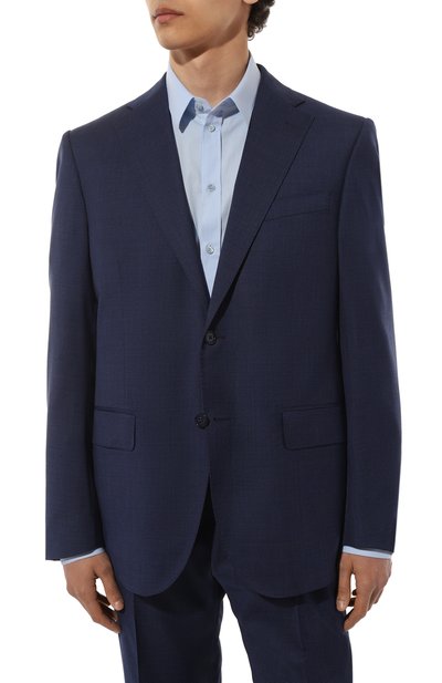 Шерстяной костюм CORNELIANI, арт. 916008-3117560/915002-3117560, фото 2