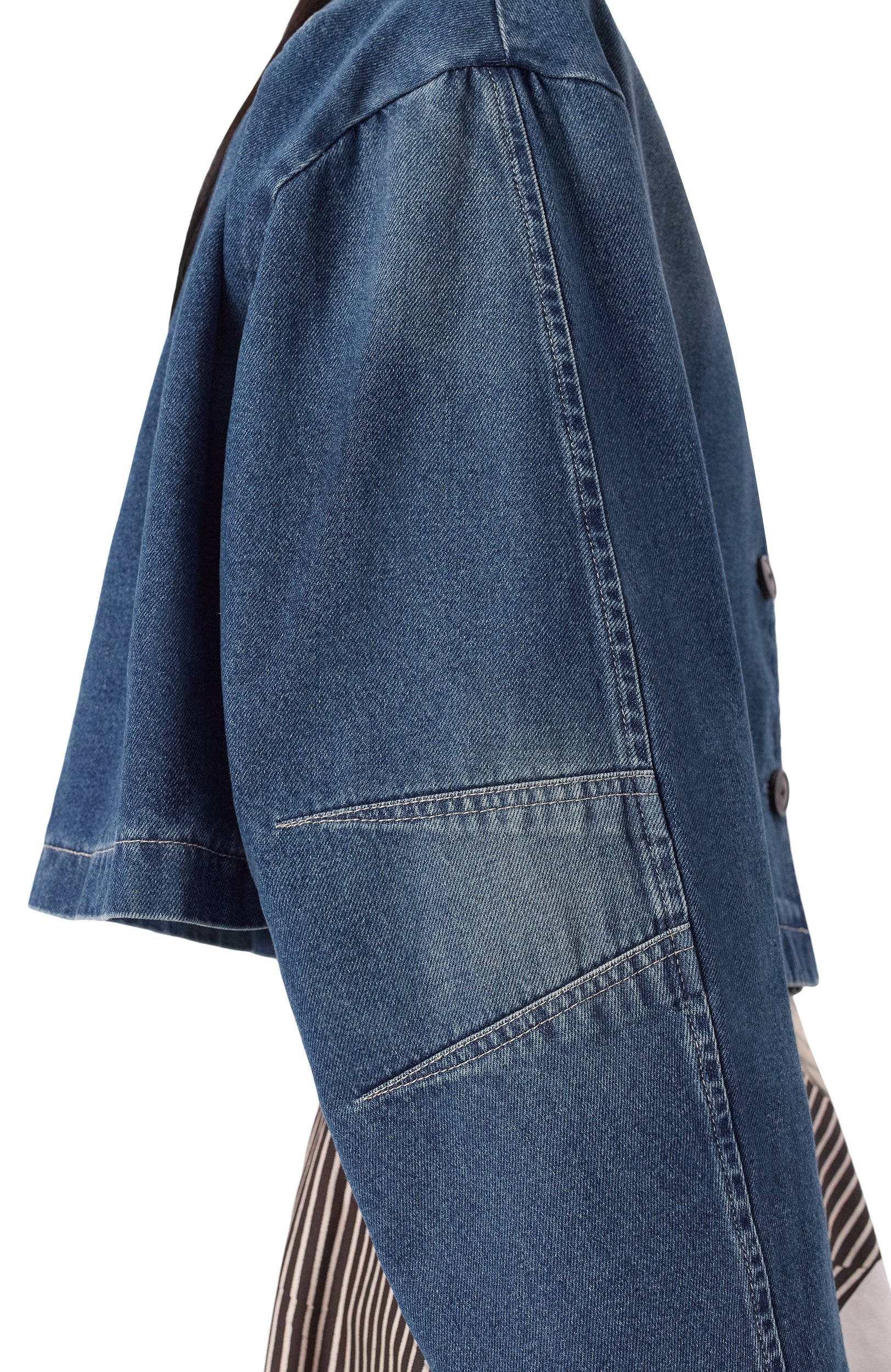 Джинсовая куртка DRIES VAN NOTEN синего цвета по цене 178000 руб., арт. 262-130504/4411, фото 5 Джинсовая куртка DRIES VAN NOTEN, арт. 262-130504/4411, фото 5