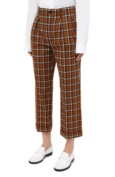 Шерстяные брюки SAINT LAURENT, арт. 627259/Y3B48, фото 4