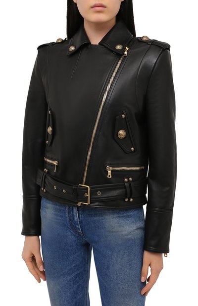 Кожаная куртка BALMAIN, арт. UF18250/L025, фото 4