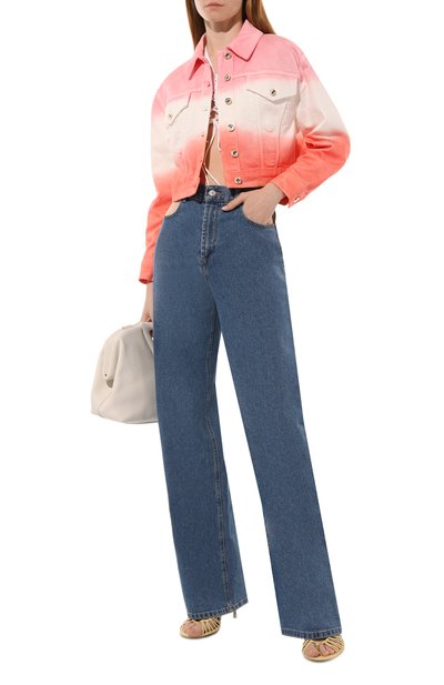 Джинсовая куртка PATRIZIA PEPE розового цвета по цене 29800 руб., арт. 8O0049_D029, фото 2 Джинсовая куртка PATRIZIA PEPE, арт. 8O0049_D029, фото 2