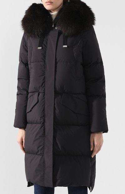 Пуховик с капюшоном MOORER, арт. ENIA-STP/A19D530ST0P, фото 3