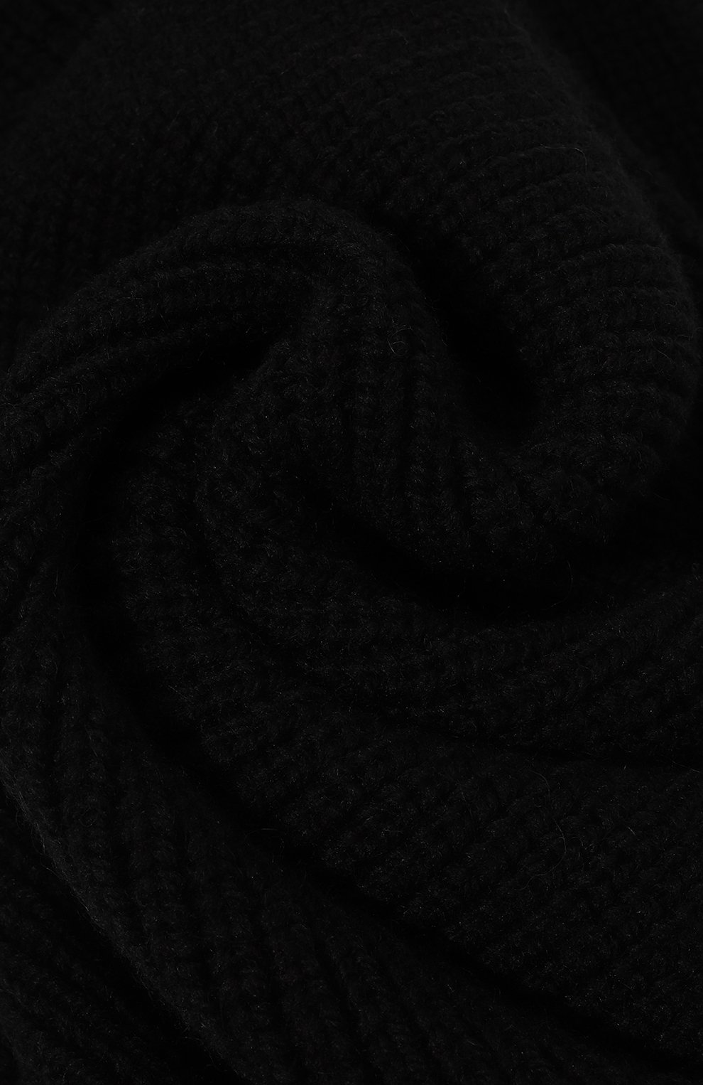 Шерстяной шарф DRIES VAN NOTEN черного цвета по цене 29950 руб., арт. 242-021235-9706, фото 3 Шерстяной шарф DRIES VAN NOTEN, арт. 242-021235-9706, фото 3